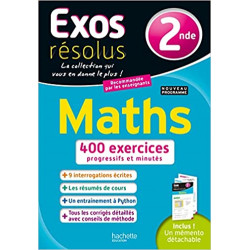 Exos Résolus - Maths 2nde9782017082804