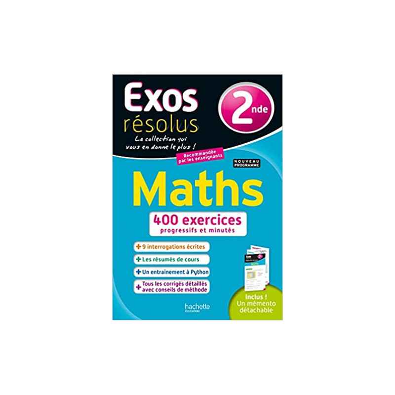 Exos Résolus - Maths 2nde9782017082804