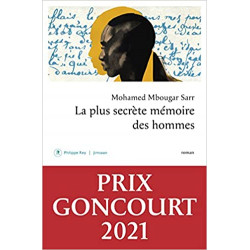 La plus secrète mémoire des hommes - Prix Goncourt 2021 de Mohamed Mbougar Sarr9782848768861