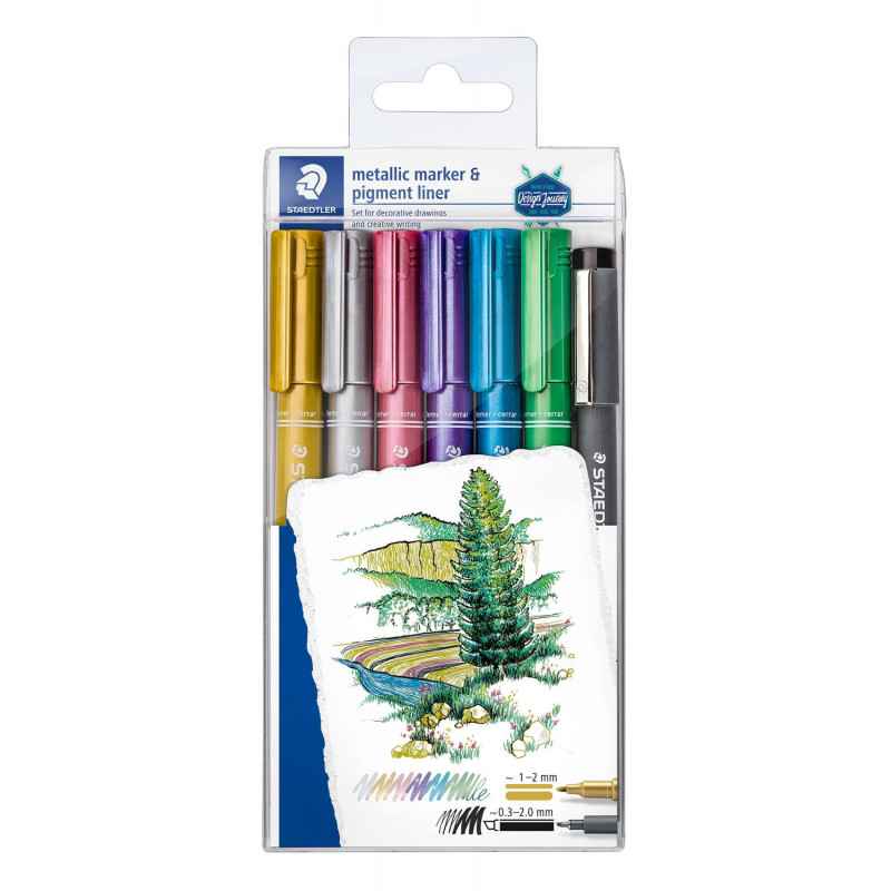 STAEDTLER® 8323 Metallic markers and pigment liner4007817038390