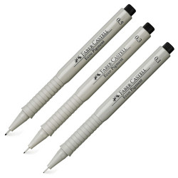 Faber-Castell 166599 – stylo à encre Ecco Pigment, 0,5 mm Noir4005401665991