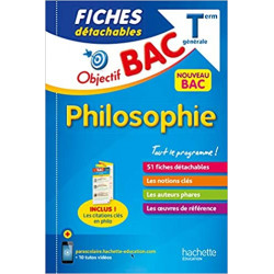 Objectif Bac Fiches détachables Philosophie Term9782017119487