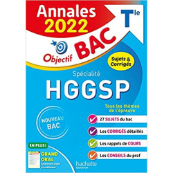 Annales Objectif BAC 2022 Spécialité Histoire-Géo9782017151289