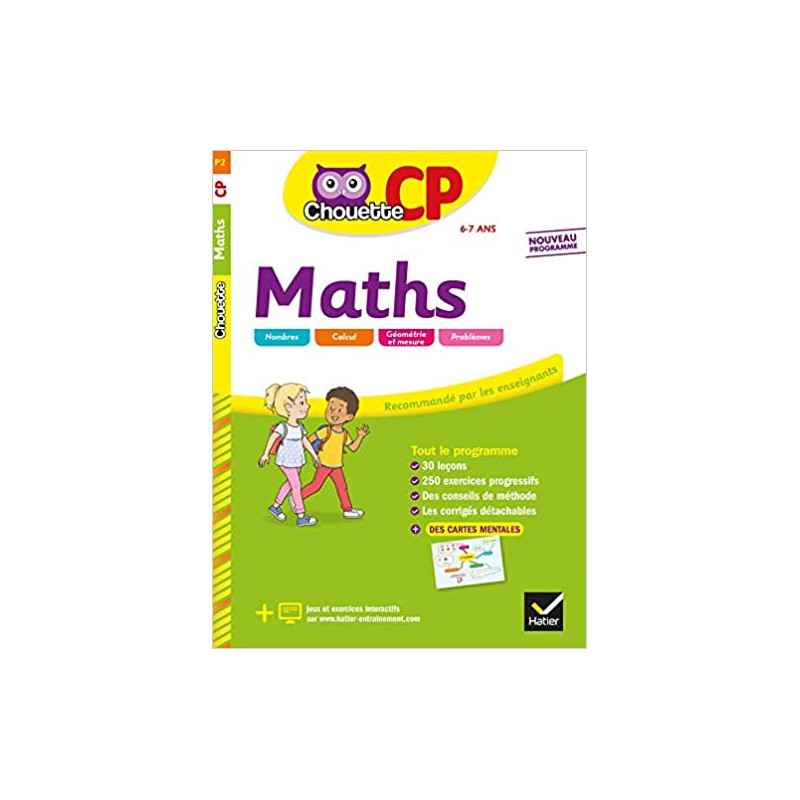 Maths CP: cahier d'entraînement et de révision9782401050389