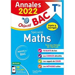 Annales Objectif BAC 2022 Spécialité Maths