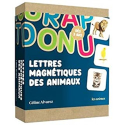 Coffret Lettres magnétiques animaux Céline Alvarez