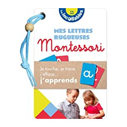 Les incollables - Eventail Montessori lettres rugueuses