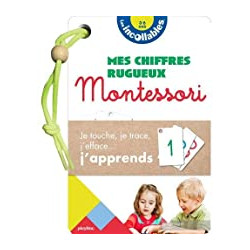 Les incollables - Eventail Montessori chiffres rugueux