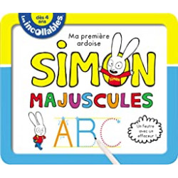 Les Incollables - Ardoises effacables Simon - Majuscules