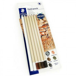 6 pastel pencils in assorted colours Mars® Lumograph® pastel 100P400781705112