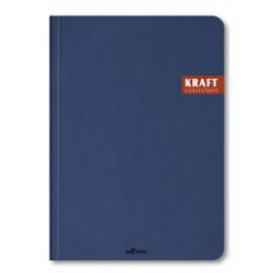Notebook KRAFT bleu à rayures