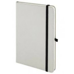 Pro notebook 13×21 couverture cuir gris