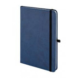 Pro notebook 13×21 couverture cuir bleu