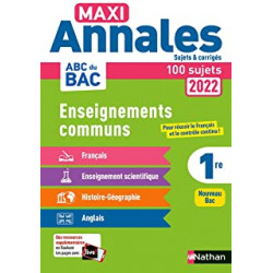 Maxi-Annales ABC du BAC 2022 - Tout en un 1re9782091572710