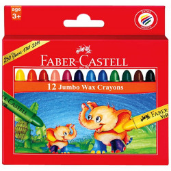 crayon a cire de 12 faber castell8901180240120