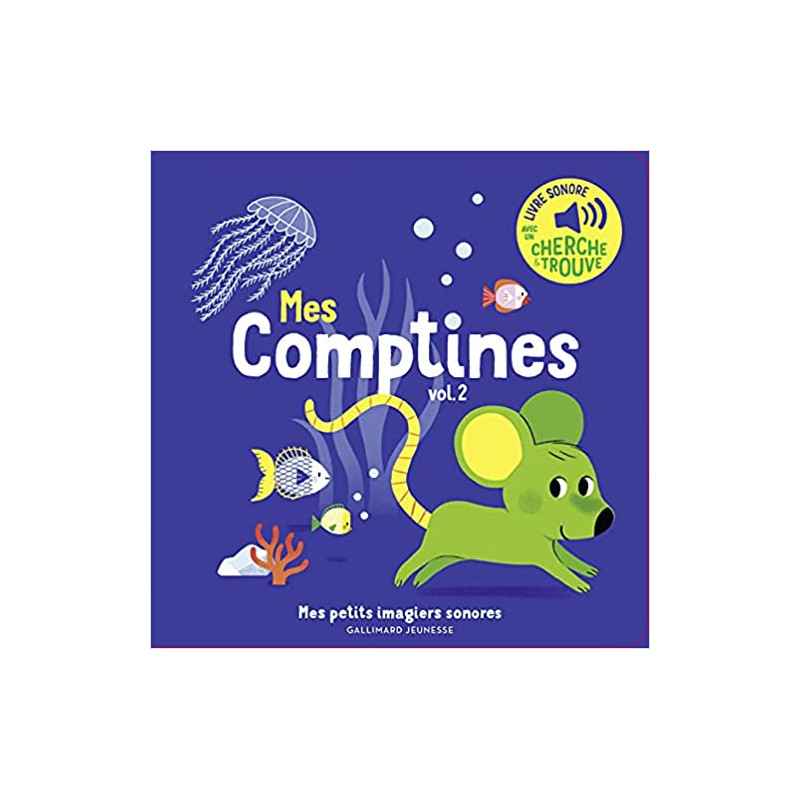 Mes comptines, Vol. 2 • Mes petits imagiers sonores9782075156233