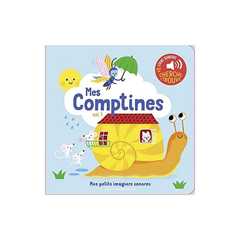 Mes comptines, Vol. 1 • Mes petits imagiers sonores9782075156240