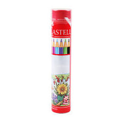 crayon de couleur de 12 boite ronde faber castell4005401158264