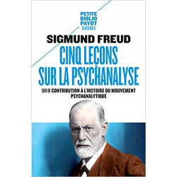 Cinq leçons sur la psychanalyse de Sigmund Freud9782228913454