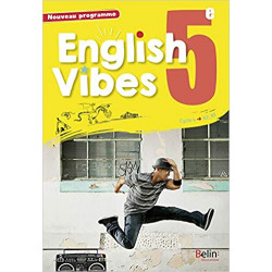 English Vibes, manuel d'anglais LV1 5è livre de l'élève Broché – Illustré, 7 mai 20179782410004212