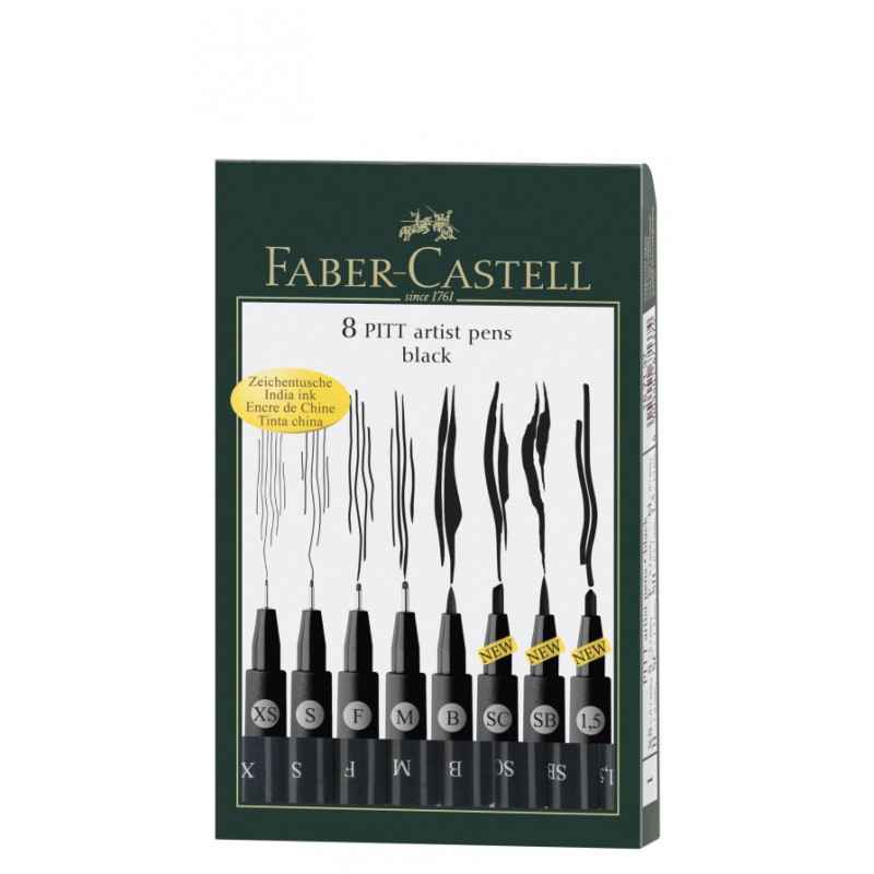 Faber-Castell 112976 Stylo bille Noir, Noir