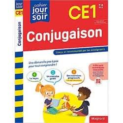 Conjugaison CE1 - Cahier Jour Soir