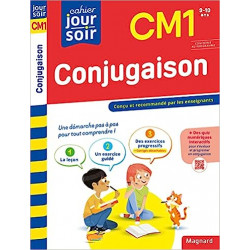 Conjugaison CM1 - Cahier Jour Soir9782210777194