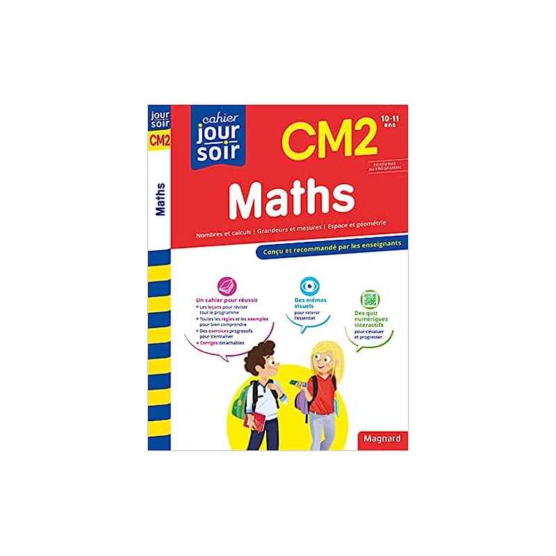 Maths CM2 - Cahier Jour Soir9782210777019