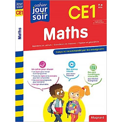 Maths CE1 - Cahier Jour Soir9782210776975
