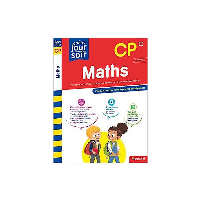 Maths CP - Cahier Jour Soir9782210776968