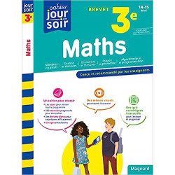 Maths 3e Brevet - Cahier Jour Soir9782210777323