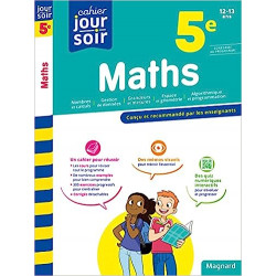 Maths 5e - Cahier Jour Soir9782210777309