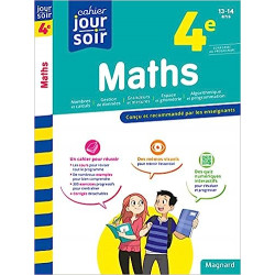 Maths 4e - Cahier Jour Soir