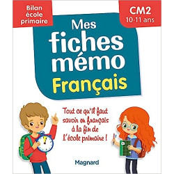 Mes fiches mémo Français CM2 - Bilan école primaire9782210772410