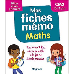 Mes fiches mémo Maths CM2 - Bilan école primaire9782210772403