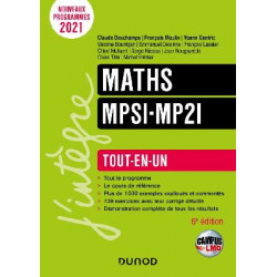 Maths PCSI-MP2I Tout-En-Un - Campus9782100826773