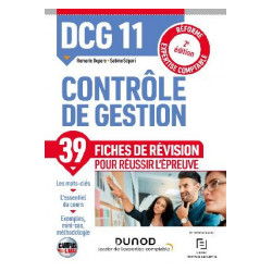 DCG 11 Contrôle De Gestion 39 Fiches De Révision 2éd -Campus LMD