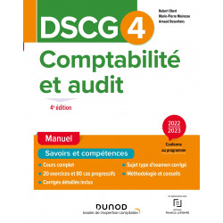 DSCG 4 Comptabilité et audit - Manuel 2022/2023 - 4e édition
