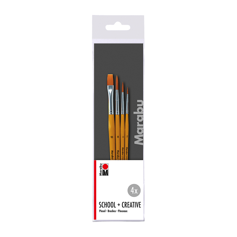 Marabu SCHOOL+CREATIVE brush set4007751406002