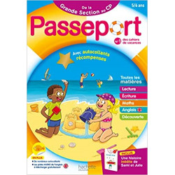 Passeport - De la Grande Section au CP 5/6 ans - Cahier de vacances 20239782017222514