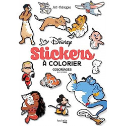 Stickers à colorier Disney9782017076834
