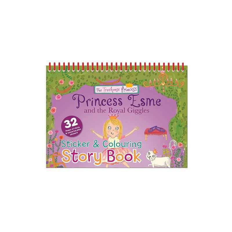 Livre d'histoires à colorier et autocollants princesse Esme9781783737598