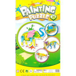 Painting Puzzles (3D) - Elephant