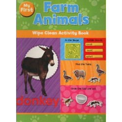 Farm Animals Wipe Clean Activity Book9780755491087