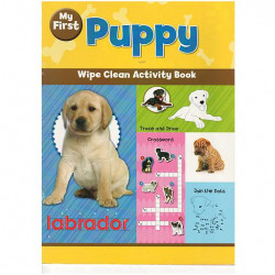 My First : Puppy Wipe Clean Activity Book