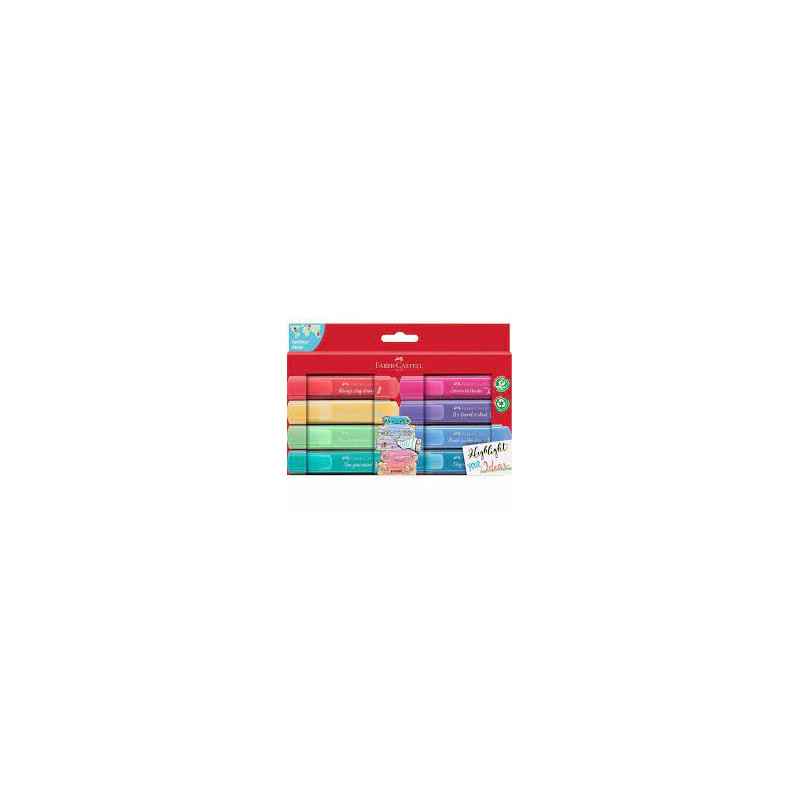 Faber-Castell, Highlighter Set, (8 Pcs) Pastel Colors4005402546268