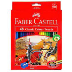 Faber-Castell - Classic Colour Pencils 48 + Sharpener