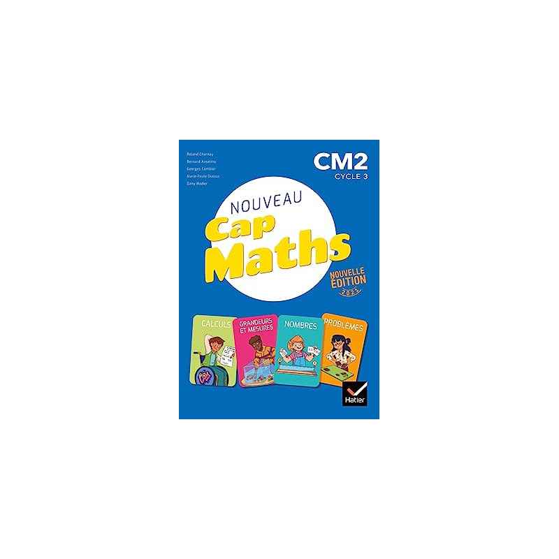 CAP Maths CM2 - Éd. 2021 - Livre élève Nombres et calculs + Cahier géométrie + Dico Maths3277450292942