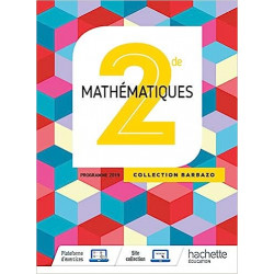 Mathématiques Barbazo 2nde - Livre Élève - Ed. 20199782013954778