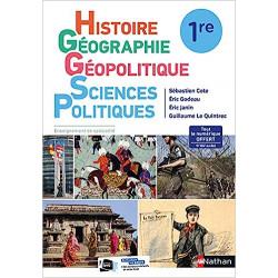 Histoire-Géographie, Géopolitique, Sciences Politiques (HGGSP) 1re - manuel élève (nouveau programme 2019)